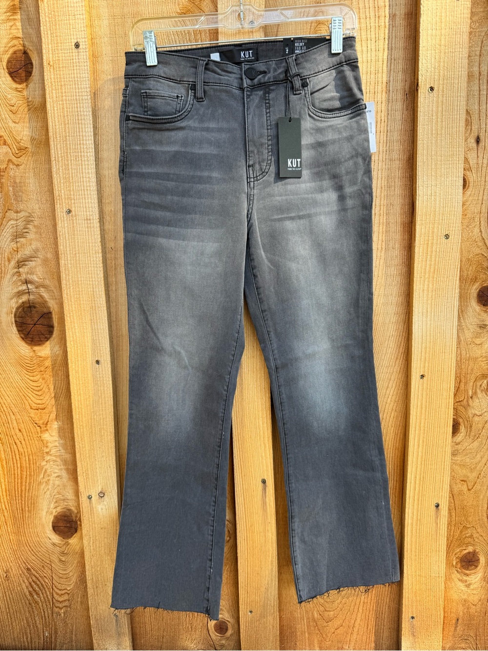 KUT from the Kloth Kelsey High-Rise Ankle Jeans Sz 2